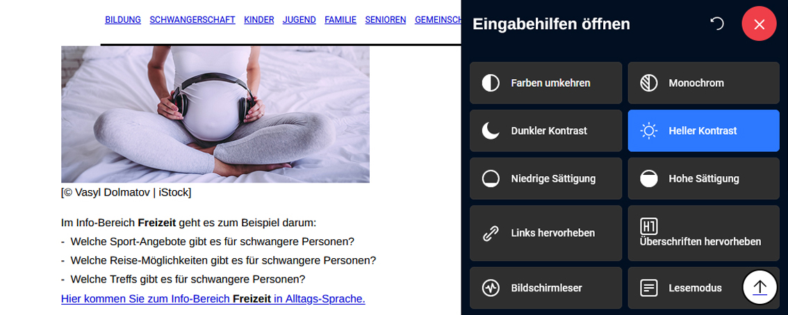 Internetseite Anpassen k 4