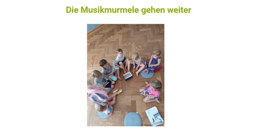 Die Musikmurmele in Murnau