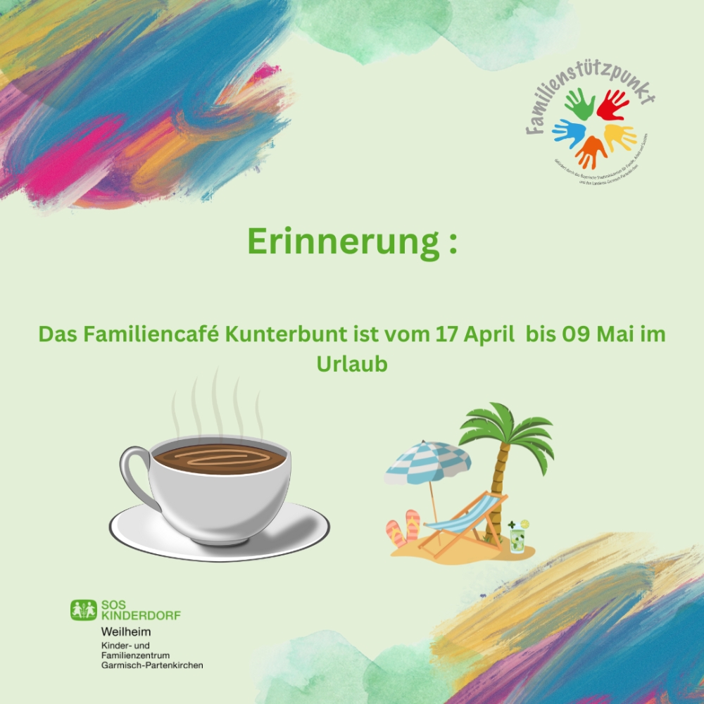 Familiencafé im Burgrain im Urlaub
